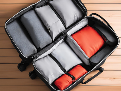 Compression packing cubes for travel